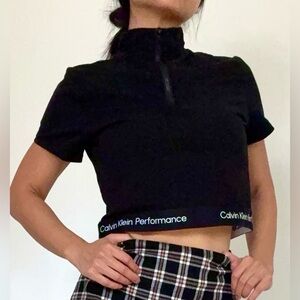 Calvin Klein Performance Black Zip-Up Activewear